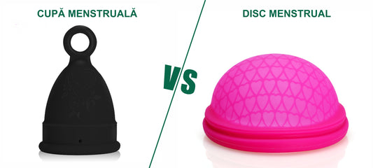 Cupă Menstruală VS Disc Menstrual: Care este diferența?