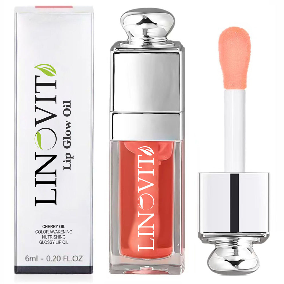 Ulei de buze Linovit® cu ulei de cirese dulci, 6ml, Culoare 001 Pink - Linovit Store