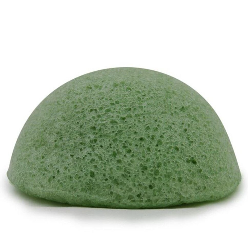 Burete konjac pentru ten normal, Linovit®, Ecologic, Verde - Linovit Store
