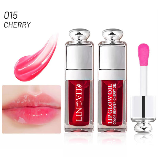 Ulei de buze Linovit® cu ulei de cirese dulci, 6ml, Culoare 015 Cherry - Linovit Store