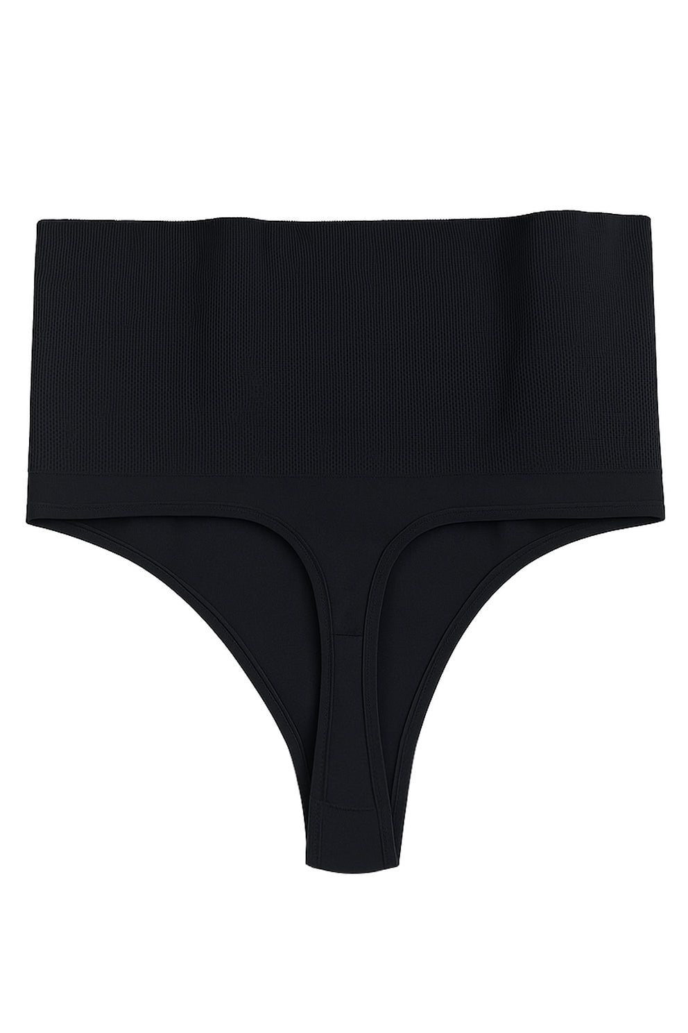 Chiloti modelatori tanga tip burtiera Selena - Talie medie - Negru - Linovit Store