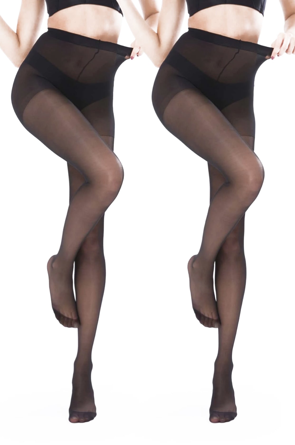 Dres rezistent la rupere, Linovit®, Anti-desirare,15 DEN, One Size, Negru - Linovit Store