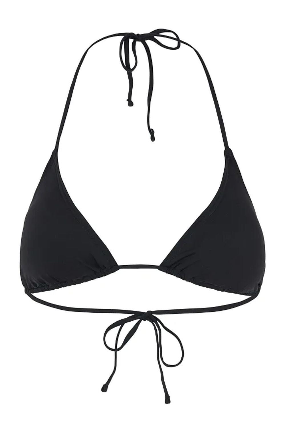 Sutien de baie Linovit®, Cupe triunghiulare, Buret detasabil, Negru - Linovit Store