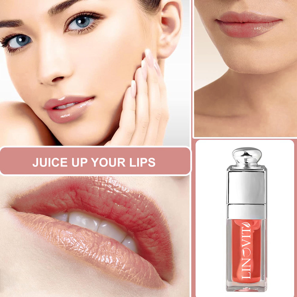 Ulei de buze Linovit® cu ulei de cirese dulci, 6ml, Culoare 001 Pink - Linovit Store