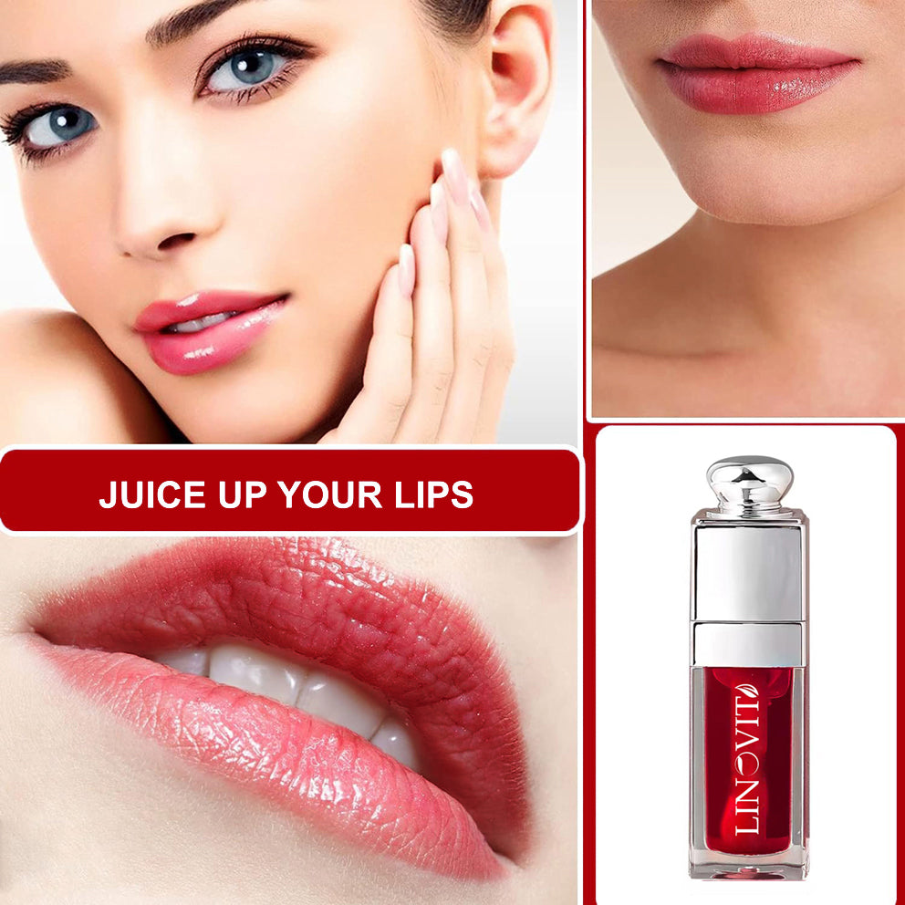 Ulei de buze Linovit® cu ulei de cirese dulci, 6ml, Culoare 015 Cherry - Linovit Store