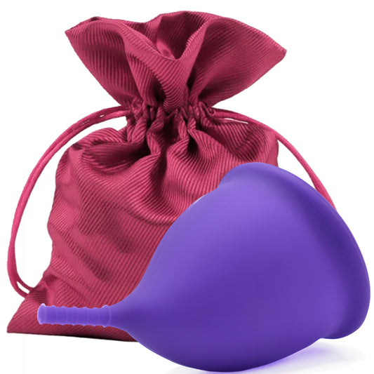 Cupă Menstruală Drop, Mov, mărimi S, L - Linovit Store