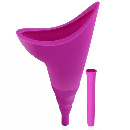 Dispozitiv pentru Urinat din Silicon cu Extensie Detasabila, Fuchsia - Linovit Store