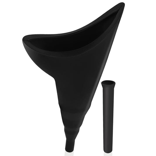 Dispozitiv pentru Urinat din Silicon cu Extensie Detasabila, Negru - Linovit Store