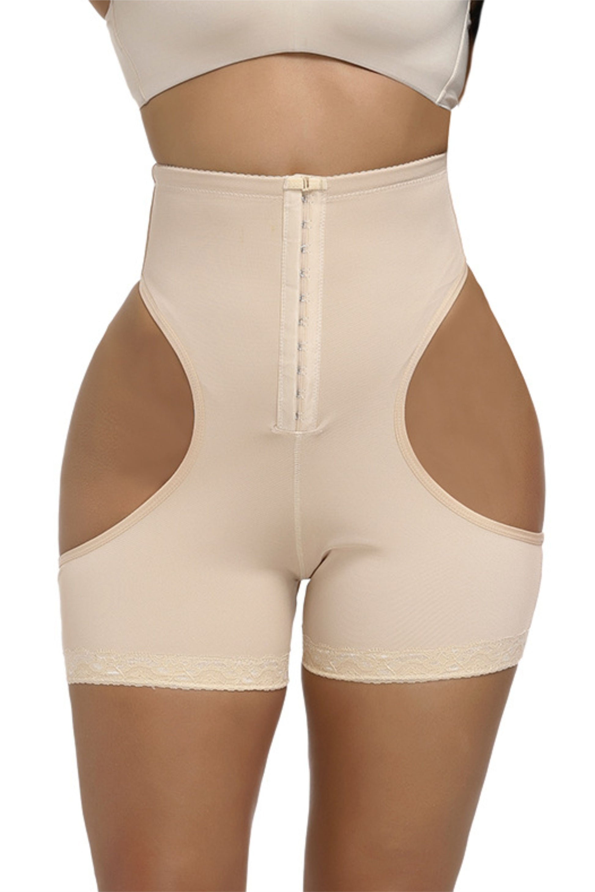 Chiloti modelatori Lily - push-up & corset - Bej - Linovit Store