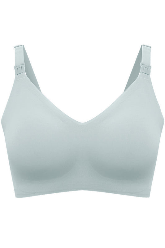 Sutien Alăptat fără Cusături și fără Întărituri - Albastru Pastel - Linovit Store