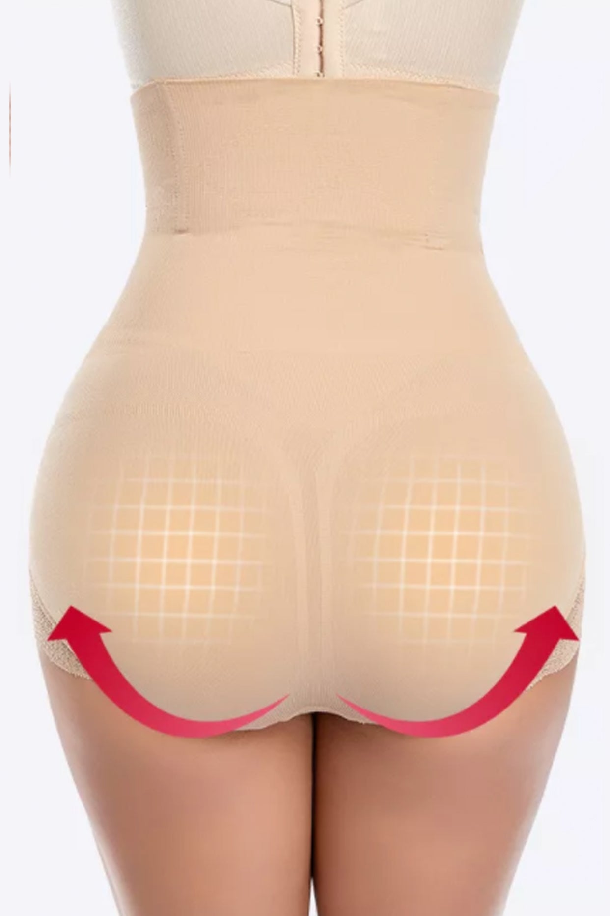 Chiloti modelatori Daisy - Corset cu efect de subțiere - Bej - Linovit Store