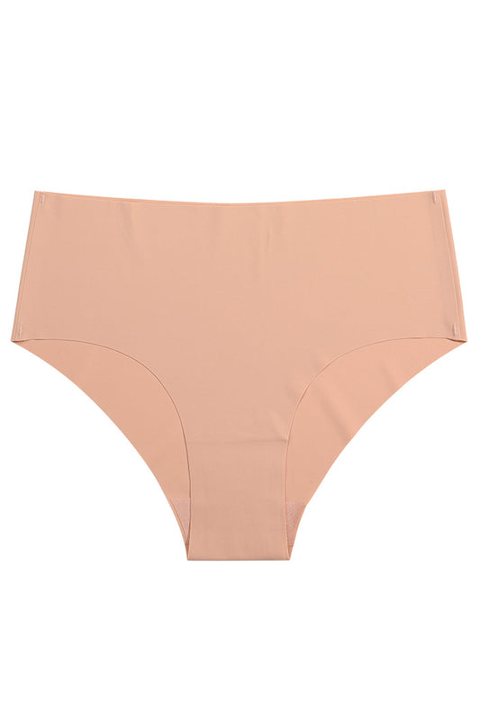 Chiloți Damă Silvia, Talie înaltă, Fără cusături, Roz Piersică - Linovit Store