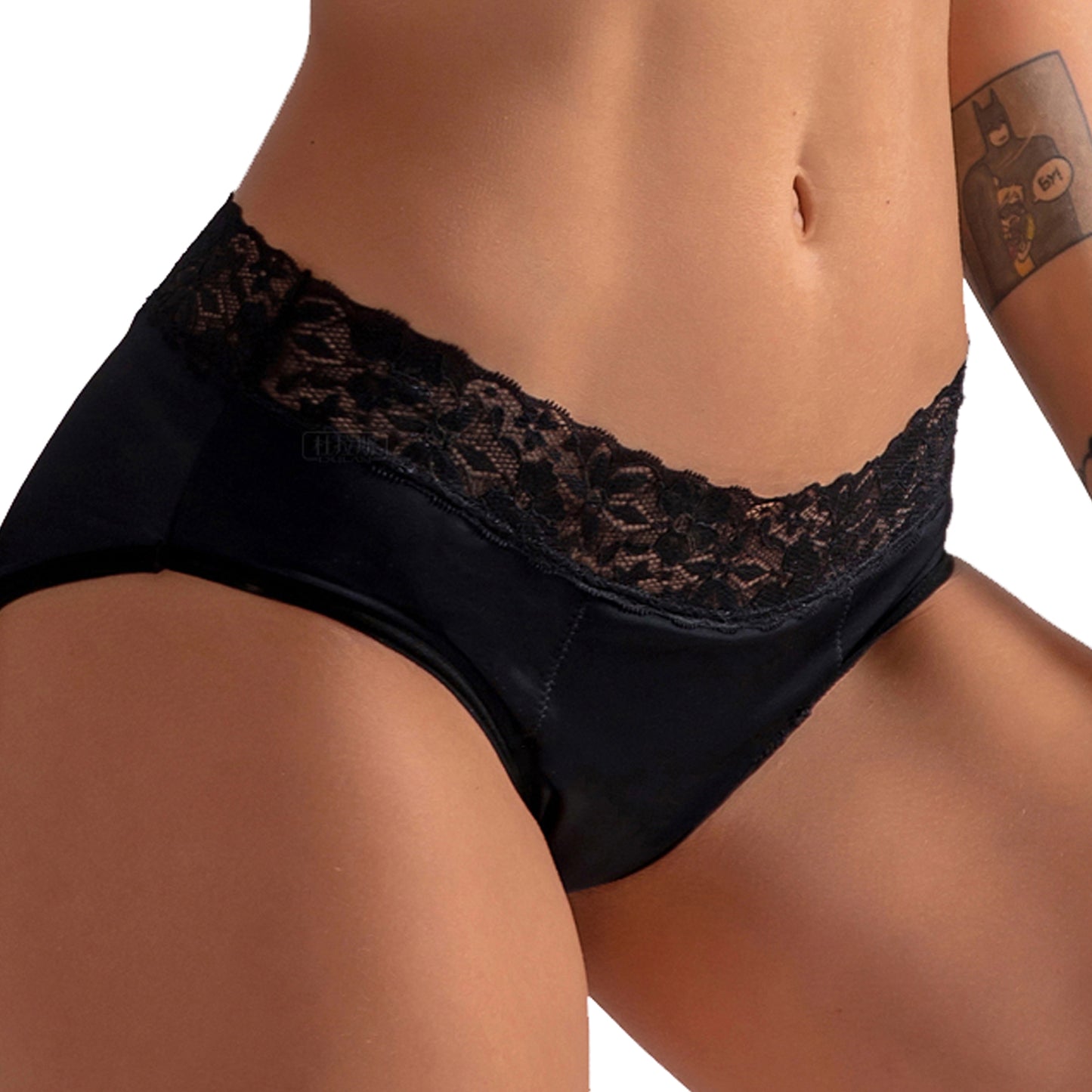 Chiloți Menstruali cu Dantelă Florală - Linovit Store