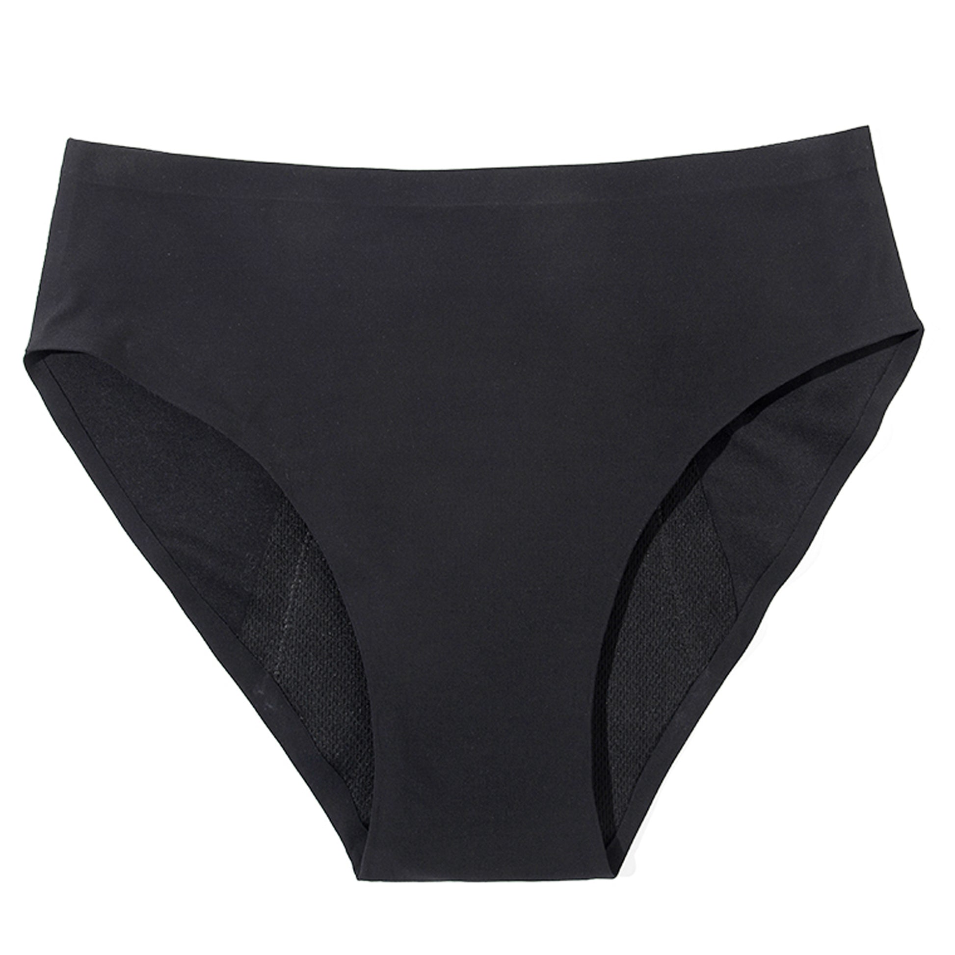 Chiloți Menstruali cu Cusături Lipite - Negru - Linovit Store