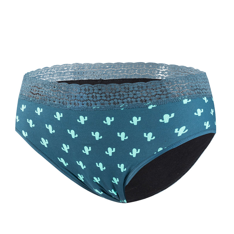 Set 2 Chiloți Menstruali Multicolori - Model Cactus + Citrus - Linovit Store