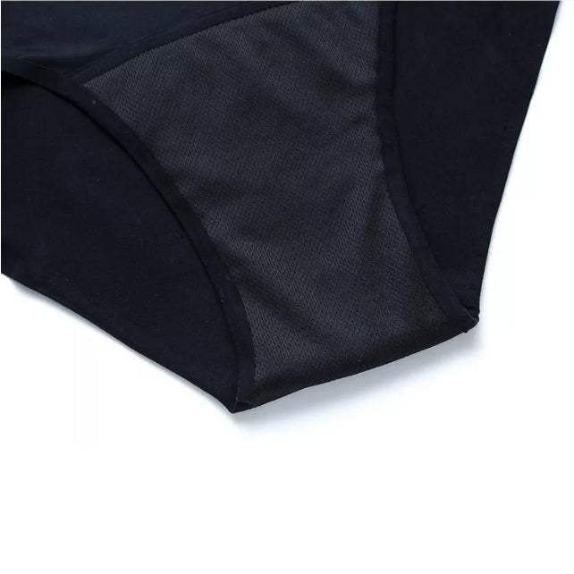 Chiloți Menstruali cu Cusături Lipite - Negru - Linovit Store