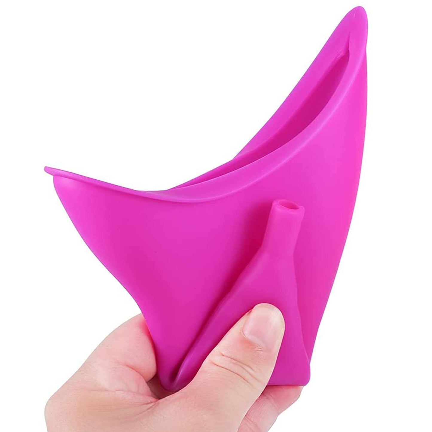 Dispozitiv pentru Urinat din Silicon cu Extensie Detasabila, Fuchsia - Linovit Store