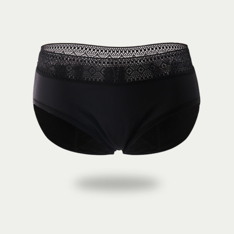 Chiloți Menstruali cu Dantelă Geometrică - Linovit Store