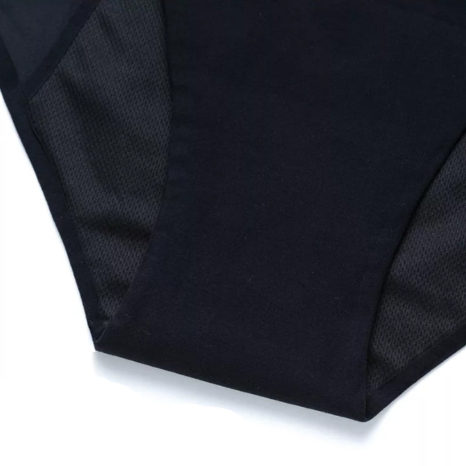 Chiloți Menstruali cu Cusături Lipite - Negru - Linovit Store