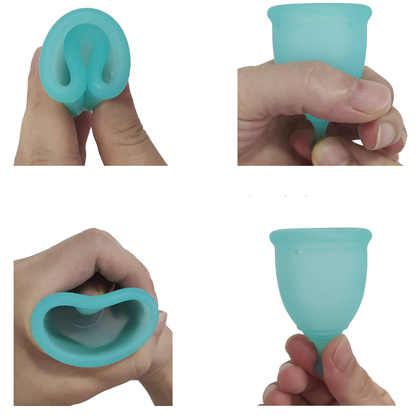 Cupă Menstruală Ball, Albastru deschis, mărimea L - Linovit Store