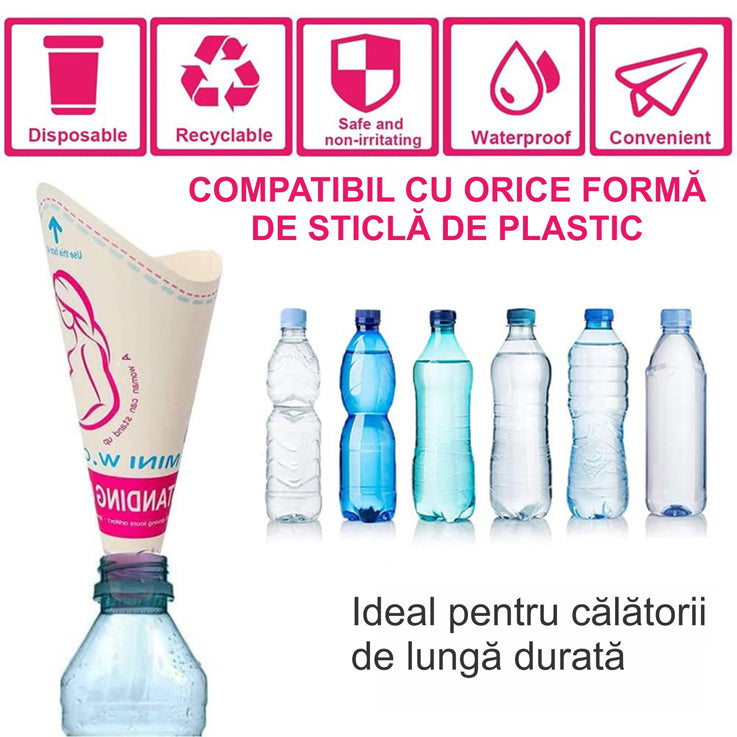 Dispozitiv pentru Urinat de unica folosinta, carton impermeabil, 10 bucati - Linovit Store