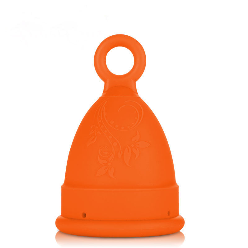 Cupă Menstruală Ring, Portocaliu, mărimea S - Linovit Store