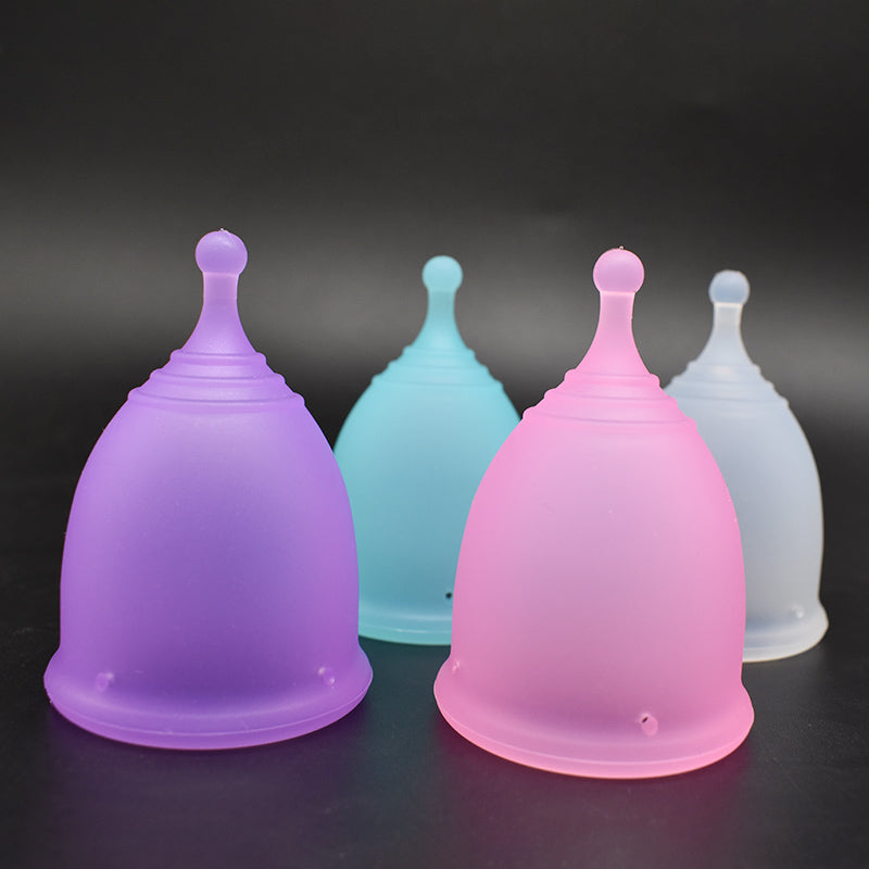 Cupă Menstruală Ball, Albastru deschis, mărimea L - Linovit Store