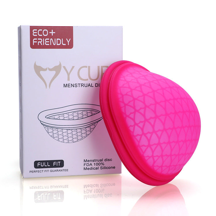 Cupă Menstruală Pliabilă, Roz, mărimi S, L - Linovit Store