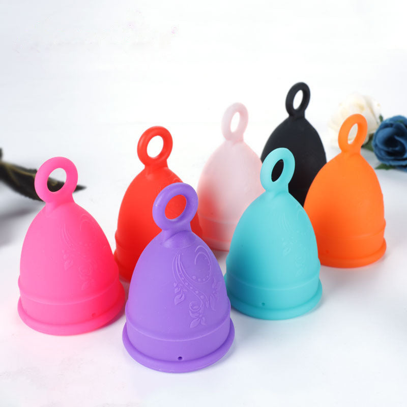 Cupă Menstruală Ring, Negru, mărimea L - Linovit Store
