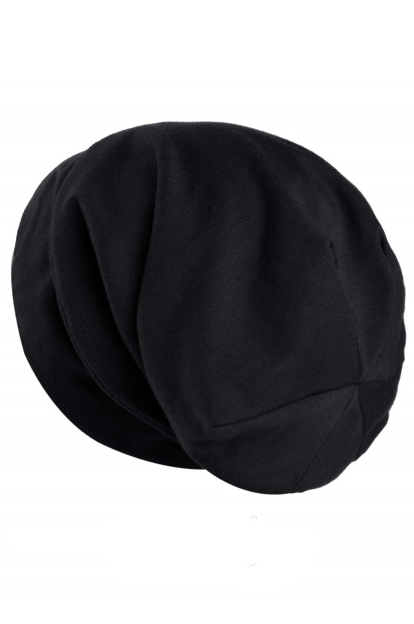 Bonetă de noapte pentru protecție păr cu interior din satin, Negru - Linovit Store