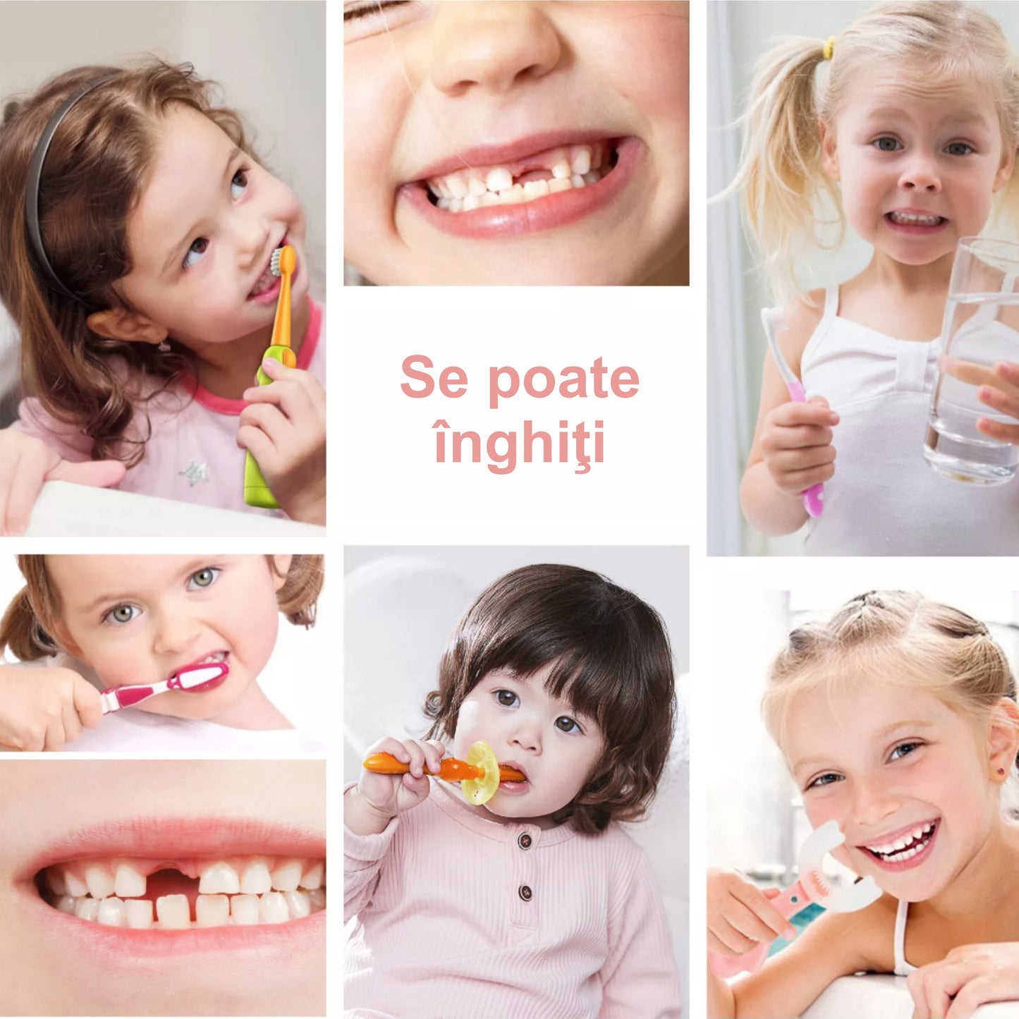 Spumă de curățare dentară pentru copii cu diferite arome - Linovit Store