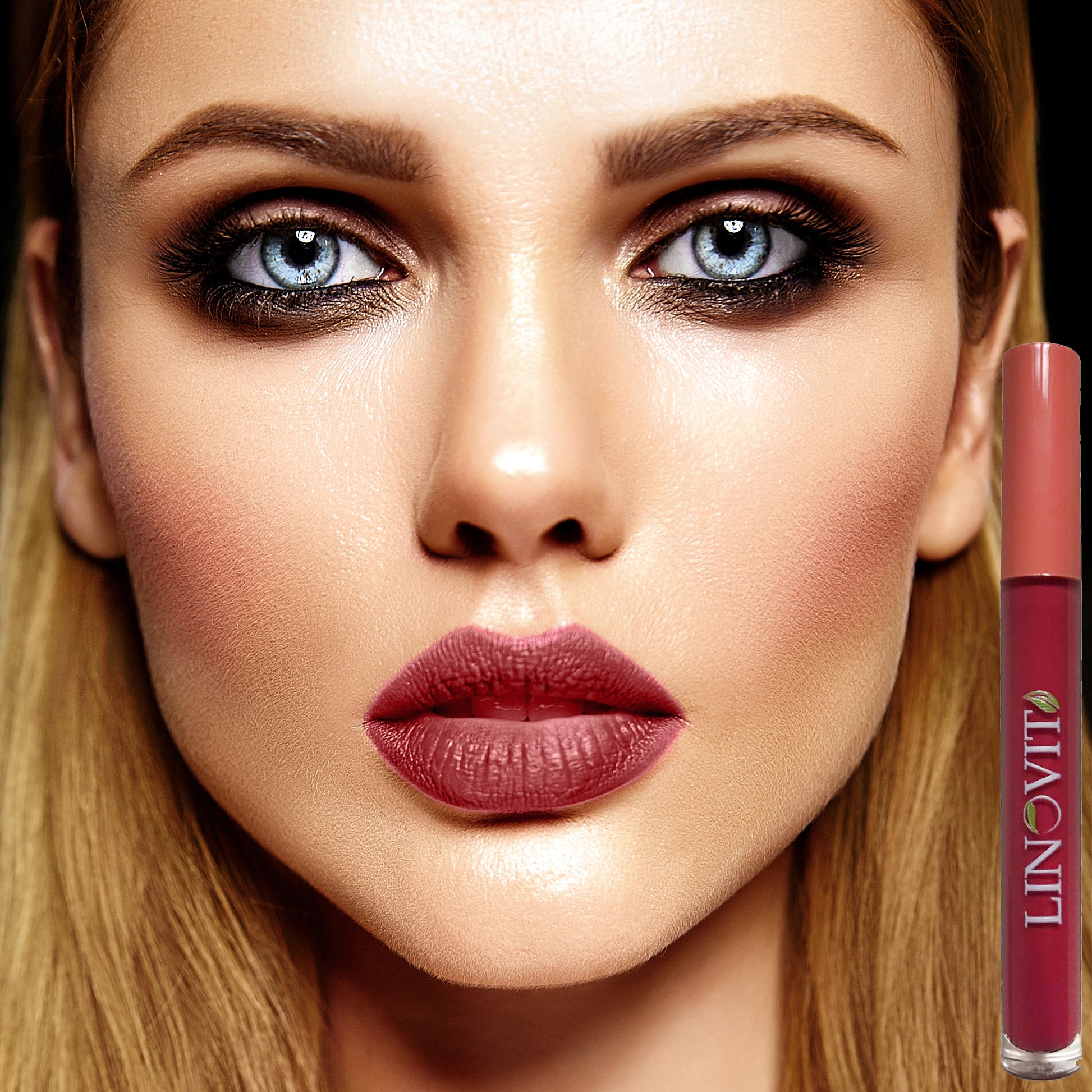 Set 6 rujuri mate rezistente la transfer, waterproof, 6 X 2.5 ml, Rose / Nude - Linovit Store