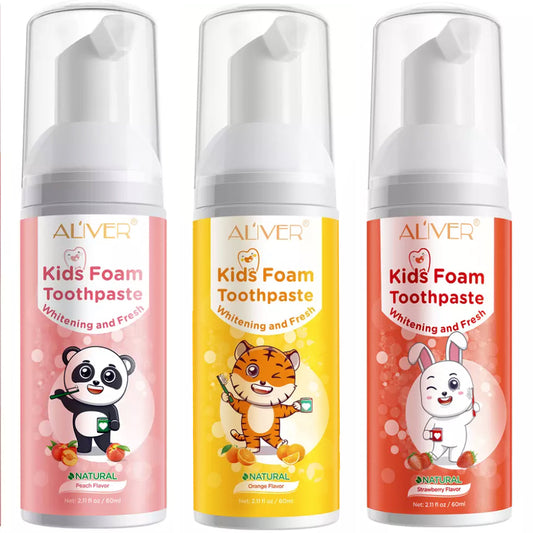 Spumă de curățare dentară pentru copii cu diferite arome - Linovit Store