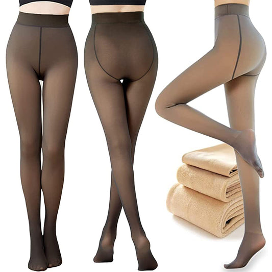 Dres fals-translucid pentru iarnă cu căptuseală pufoasă - Linovit Store