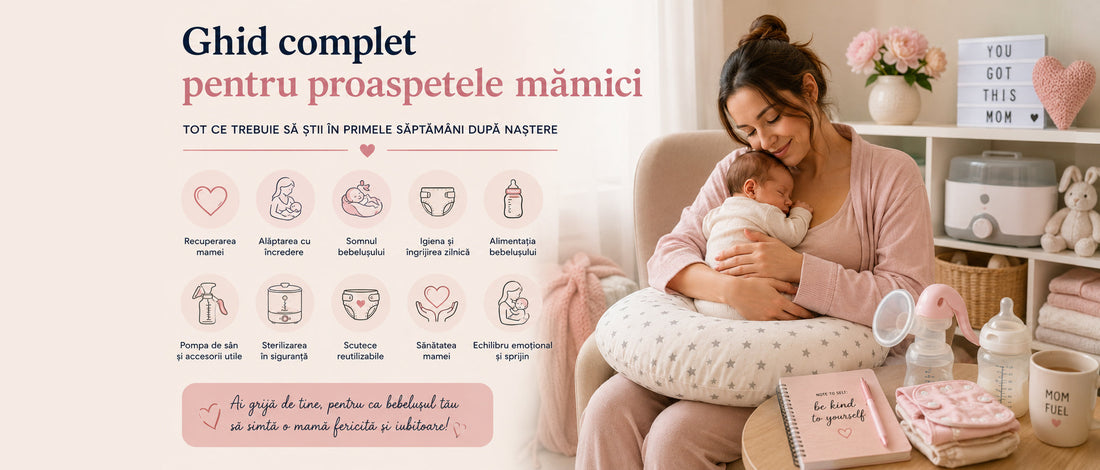Ghid complet pentru proaspetele mămici – Tot ce trebuie să știi în primele săptămâni după naștere