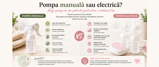 Pompa manuală sau electrică? Cum alegi varianta potrivită pentru tine