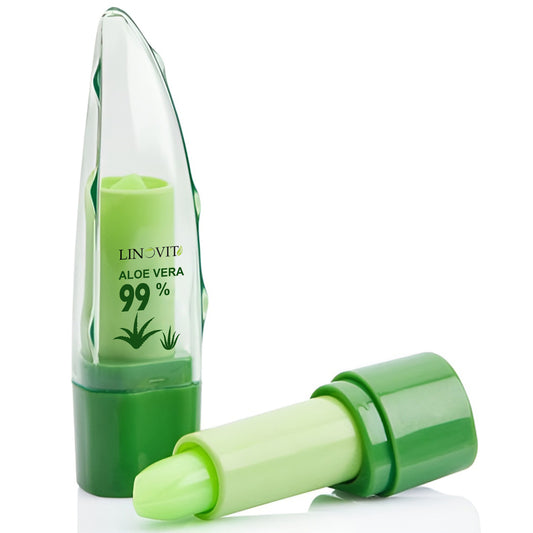 Balsam de Buze nuantator cu Aloe Vera, Linovit®, Hranitor, Hidratant, Coloare schimbatoare, 1 bucata - Linovit Store