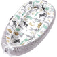 Cosulet Bebelusi pentru Dormit tip Baby Nest, cu Doua Fete, 0-24 Luni, 90x55cm, Husa Bumbac, Confort & Siguranta, Alb/Gri Bej