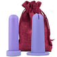 Aplicator pentru cupa menstruala Linovit®, silicon medical, reutilizabil, usor de folosit, compatibil cu lubrifiant, design compact si igienic, mov - Linovit Store