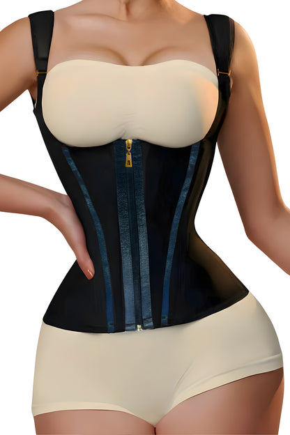 Lenjerie modelatoare tip corset Sienna - Negru - Linovit Store