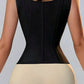 Lenjerie modelatoare tip corset Sienna - Negru - Linovit Store