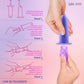 Aplicator pentru cupa menstruala Linovit®, silicon medical, reutilizabil, usor de folosit, compatibil cu lubrifiant, design compact si igienic, mov
