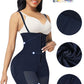 Lenjerie modelatoare tip body Alessia - Deschidere la nivelul zonei intime cu fermoar - Compresie puternica - Negru - Linovit Store