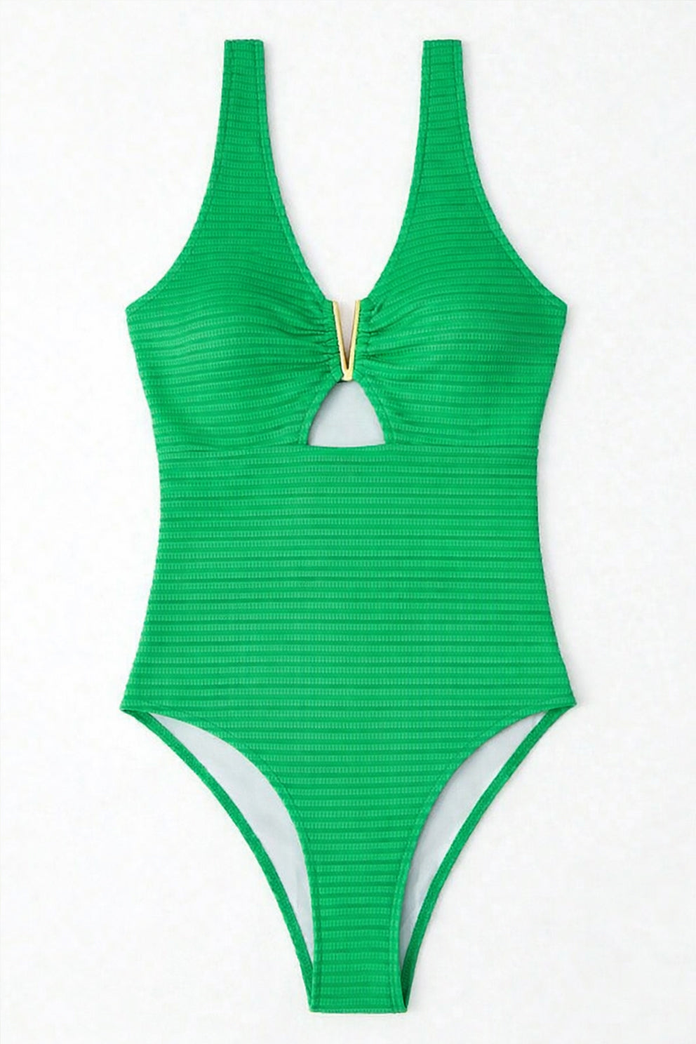 Costum de baie întreg - Include corset modelator pentru subțierea taliei - Verde - Linovit Store