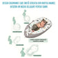 Cosulet Bebelusi pentru Dormit tip Baby Nest, cu Doua Fete, 0-24 Luni, 90x55cm, Husa Bumbac, Confort & Siguranta, Alb/Gri Bej