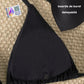 Sutien de baie Linovit®, Cupe triunghiulare, Buret detasabil, Negru - Linovit Store