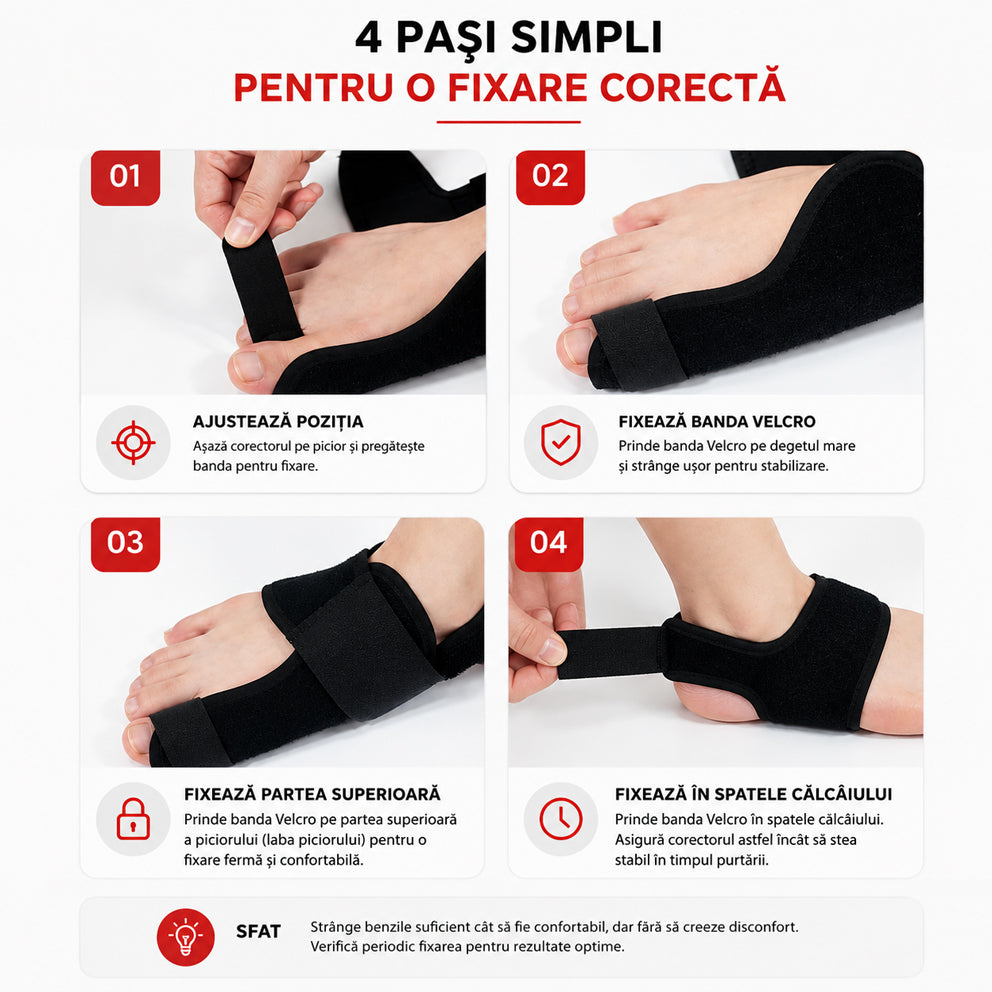 Set 2 bucati Corector Monturi, Eliminarea Inflamatiilor si Ameliorarea Durerii