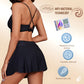 Slip de baie menstrual tip fusta Jasmine, Linovit®, 4 straturi de protectie, reutilizabil, impermeabil, absorbtie rapida