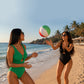 Costum de baie întreg - Include corset modelator pentru subțierea taliei - Verde