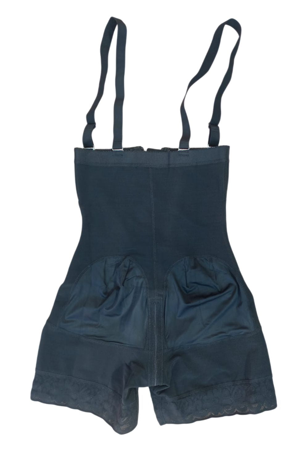 Lenjerie modelatoare tip body Alessia - Deschidere la nivelul zonei intime cu fermoar - Compresie puternica - Negru - Linovit Store